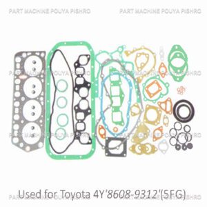 واشر کامل موتور لیفتراک تویوتا مدل Toyota 4Y’8608-9312’5FG